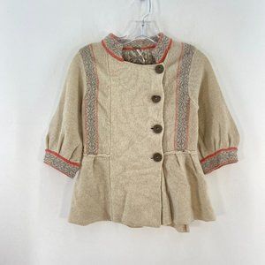 Free People Peplum Cropped Sweater